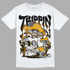 Black Taxi 12s DopeSkill T-Shirt Trippin Graphic - White 