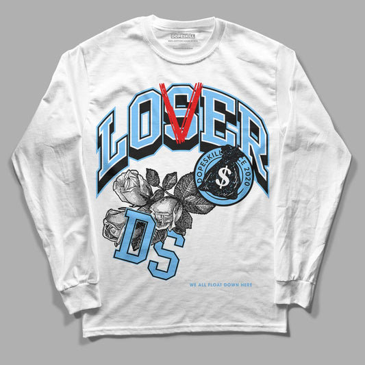 Travis Scott x Jordan 4 Retro 'Cactus Jack' DopeSkill Long Sleeve T-Shirt Loser Lover Graphic Streetwear - White