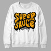 Black Taxi 12s DopeSkill Sweatshirt Super Sauce Graphic - White 