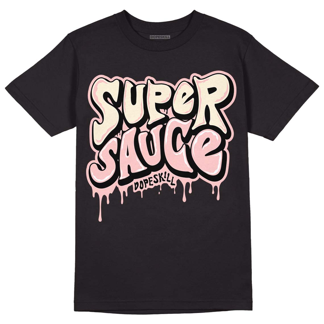 Jordan 1 High OG WMNS Washed Pink DopeSkill T-Shirt Super Sauce Graphic Streetwear - Black