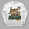 Safari Dunk Low DopeSkill Long Sleeve T-Shirt LOVE Graphic - White 