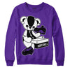 Court Purple 13s DopeSkill Purple Sweatshirt Sneakerhead BEAR Graphic