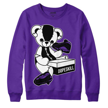 Court Purple 13s DopeSkill Purple Sweatshirt Sneakerhead BEAR Graphic