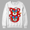 Fruity Pebbles Dunks DopeSkill Sweatshirt New Double Bear Graphic - White