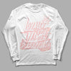 Jordan 1 High OG WMNS Washed Pink DopeSkill Long Sleeve T-Shirt LOVE Graphic Streetwear - White