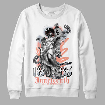 DJ Khaled x Jordan 5 Retro ‘Crimson Bliss’ DopeSkill Sweatshirt Juneteenth Graphic Streetwear - White  