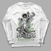 Jordan 4 Retro “Seafoam” DopeSkill Long Sleeve T-Shirt Juneteenth  Graphic Streetwear  - White 