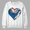 Messy Room 4S DopeSkill Sweatshirt Heart Jordan 4 Graphic - White