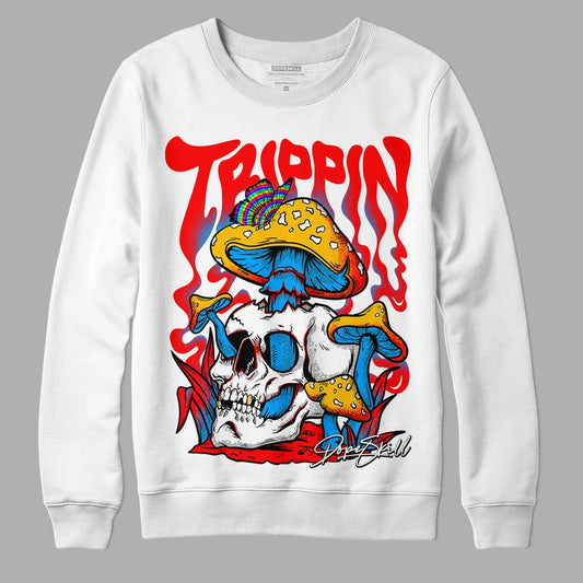 Fruity Pebbles Dunks DopeSkill Sweatshirt Trippin Graphic - White