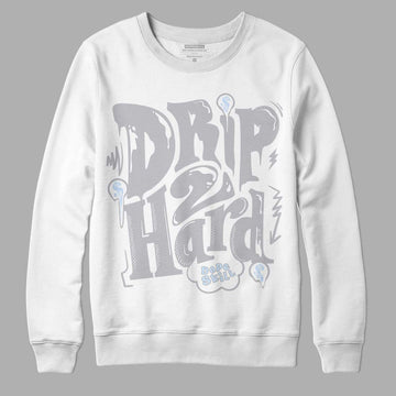 Jordan 11 Retro Low Cement Grey DopeSkill Sweatshirt Drip Too Hard Graphic Streetwear - White 