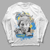 SB Dunk Low Homer DopeSkill Long Sleeve T-Shirt Hold My Own Graphic - White