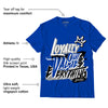 AJ 5 Racer Blue DopeSkill Racer Blue T-shirt LOVE Graphic