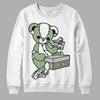 Jordan 4 Retro “Seafoam”  DopeSkill Sweatshirt Sneakerhead BEAR Graphic Streetwear  - White 