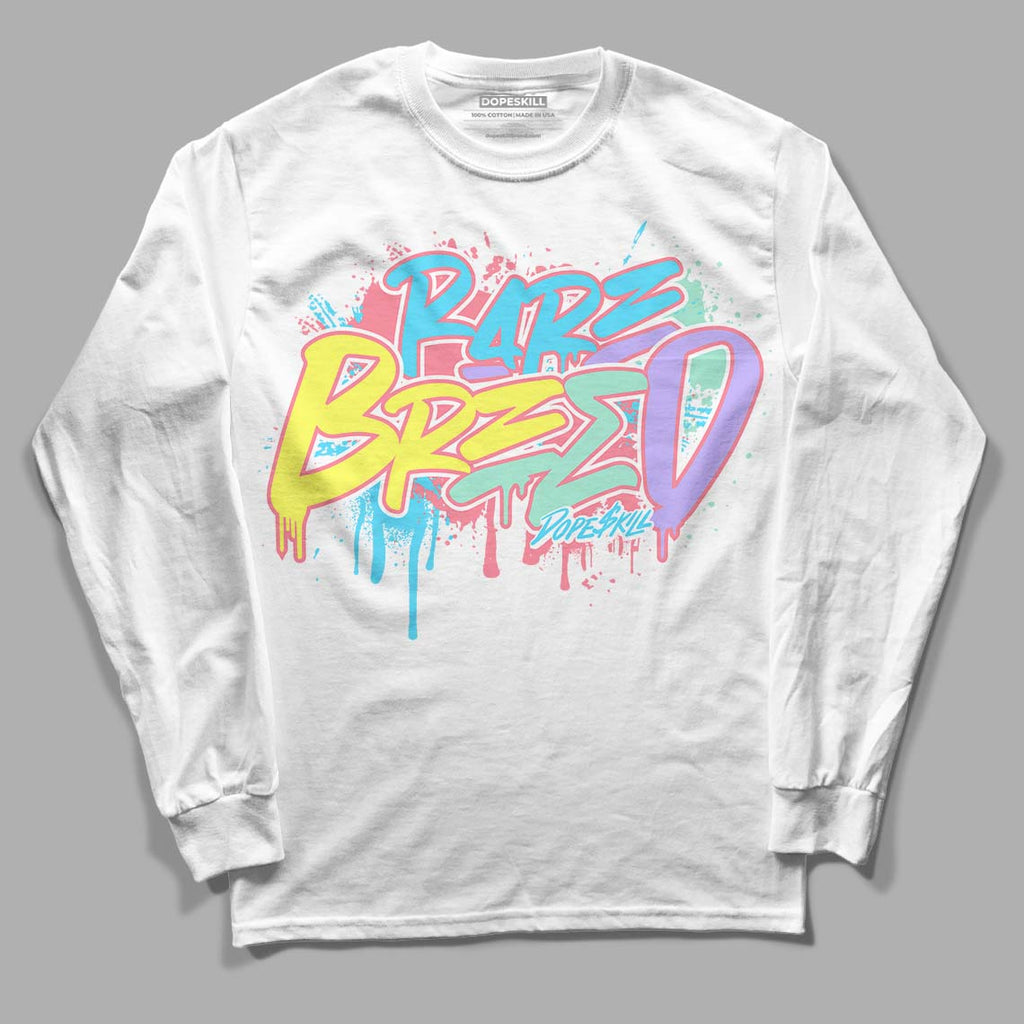 Candy Easter Dunk Low DopeSkill Long Sleeve T-Shirt Rare Breed Graphic - White 