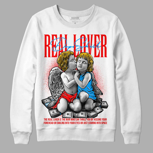 Fruity Pebbles Dunks DopeSkill Sweatshirt Real Lover Graphic - White