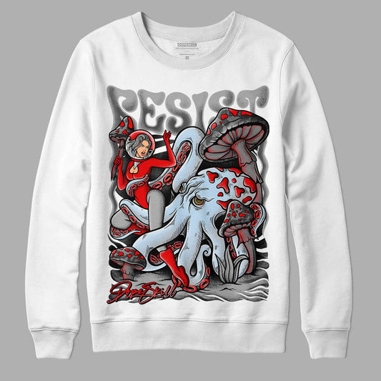 Camo 5s DopeSkill Sweatshirt Resist Graphic Streetwear - White 