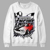 Jordan 13 Retro 'Black Flint' DopeSkill Sweatshirt ENGINE Tshirt Graphic Streetwear - White