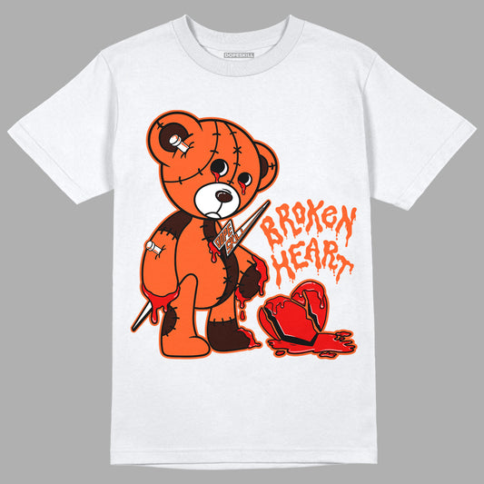 Starfish 1s DopeSkill T-Shirt Broken Heart Graphic - White