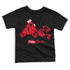 Red Thunder 4s DopeSkill Toddler Kids T-shirt Don’t Break My Heart Graphic