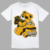 Black Taxi 12s DopeSkill T-Shirt Bear Steals Sneaker Graphic - White 