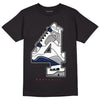 Midnight Navy 4s DopeSkill T-Shirt No.4 Graphic - Black