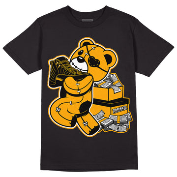 Black Taxi 12s DopeSkill T-Shirt Bear Steals Sneaker Graphic - Black 