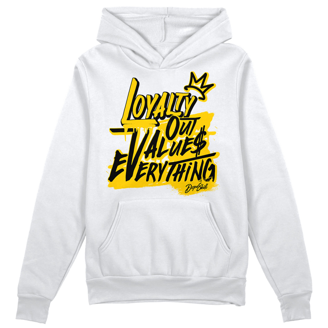 Light Ginger 14s Retro DopeSkill Hoodie Sweatshirt LOVE Graphic - White