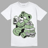 Jordan 4 Retro “Seafoam” DopeSkill T-Shirt Bear Steals Sneaker Graphic Streetwear  - White 