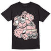 Jordan 1 High OG WMNS Washed Pink DopeSkill T-Shirt Bear Steals Sneaker Graphic Streetwear - Black