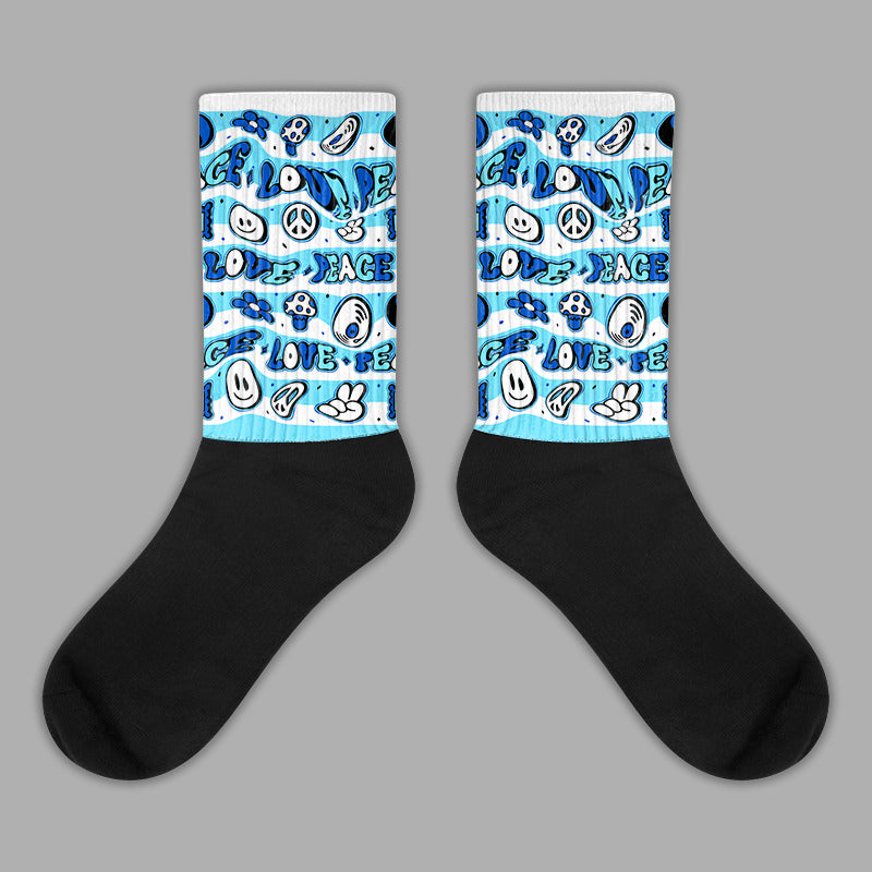 SB Dunk Argon Sublimated Socks Love Graphic