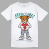 Jordan 5 Easter DopeSkill T-Shirt Fake Love Graphic - White