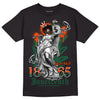 Dunk Low Team Dark Green Orange DopeSkill T-Shirt Juneteenth Graphic - Black