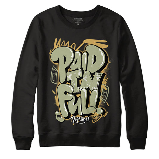 Jordan 5 Jade Horizon DopeSkill Sweatshirt New Paid In Full Graphic - Black 