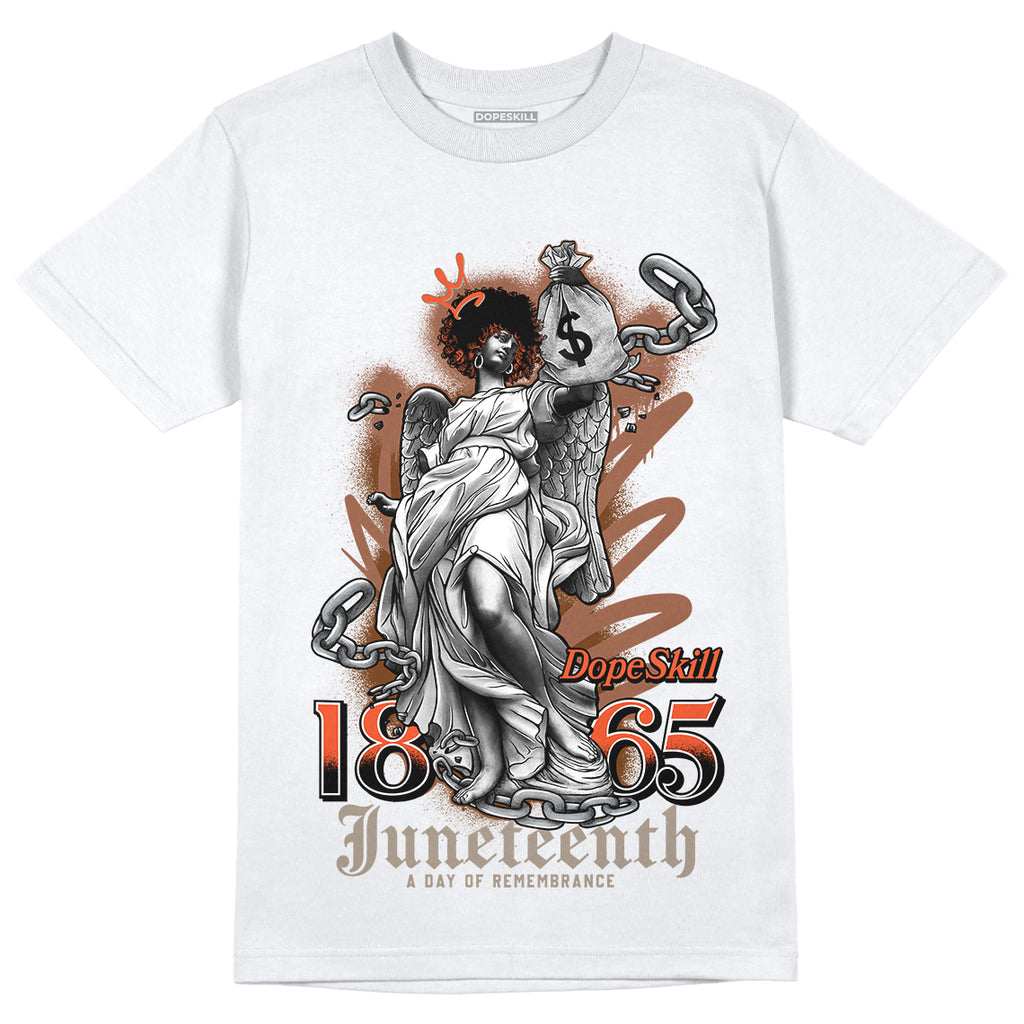 Jordan 3 “Desert Elephant” DopeSkill T-Shirt Juneteenth Graphic - White