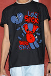 AJ 12 Utility Grind DopeSkill T-Shirt Love Sick Graphic