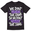 Dark Iris 3s DopeSkill T-Shirt Grind Shine Graphic - Black 