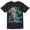 Green Snakeskin Dunk Low DopeSkill T-Shirt True Love Will Kill You Graphic - Black