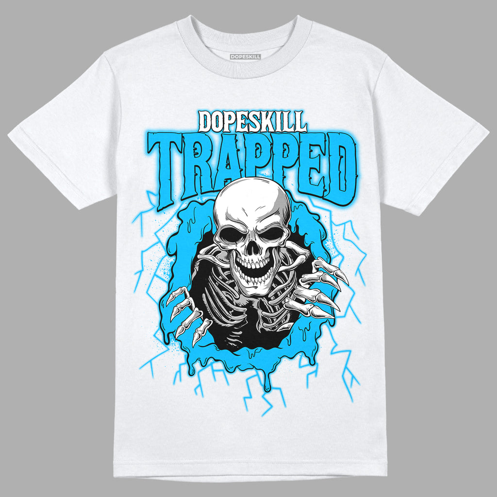UNC 1s Low DopeSkill T-Shirt Trapped Halloween Graphic - White 