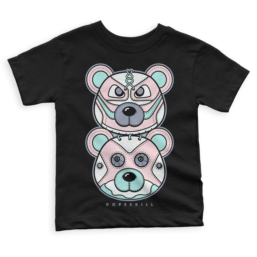 Easter 5s DopeSkill Toddler Kids T-shirt Leather Bear Graphic - Black