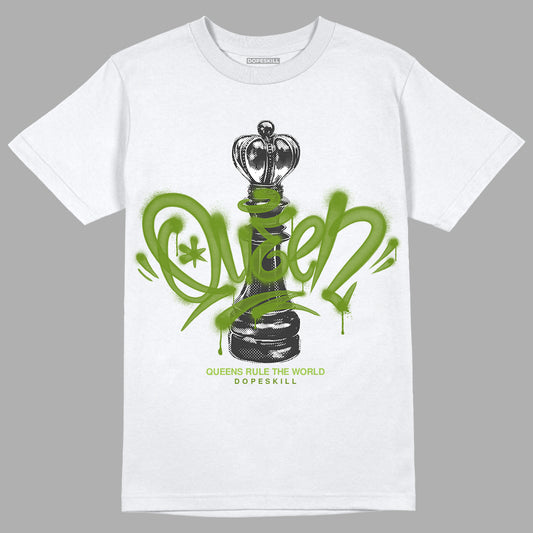 Nike SB Dunk Low Chlorophyll DopeSkill T-Shirt Queen Chess Graphic Streetwear - White