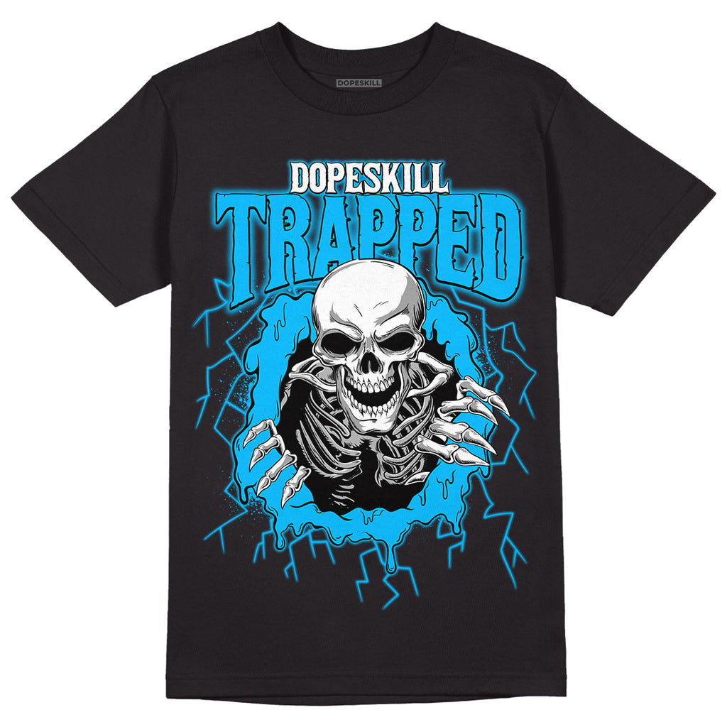 UNC 1s Low DopeSkill T-Shirt Trapped Halloween Graphic - Black