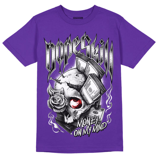 PURPLE Collection DopeSkill Purple T-shirt Money On My Mind Graphic - Purple 