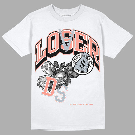 DJ Khaled x Jordan 5 Retro ‘Crimson Bliss’ DopeSkill T-Shirt Loser Lover Graphic Streetwear - White 