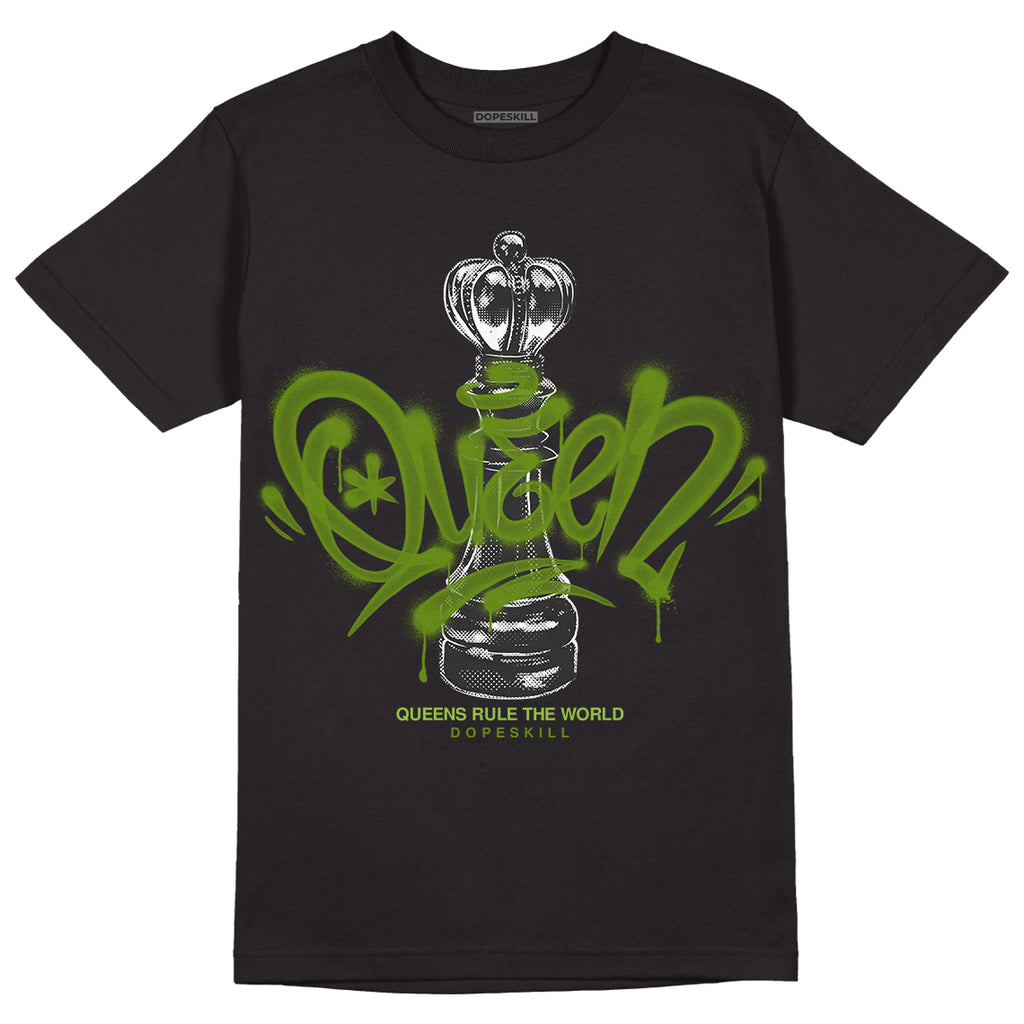 Nike SB Dunk Low Chlorophyll DopeSkill T-Shirt Queen Chess Graphic Streetwear - Black