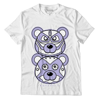 AJ 11 Low Pure Violet DopeSkill T-Shirt Leather Bear Graphic