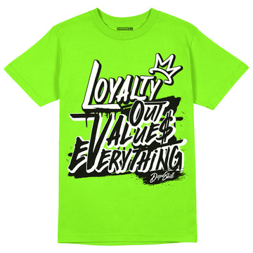 Neon Green Collection DopeSkill Neon Green T-shirt LOVE Graphic