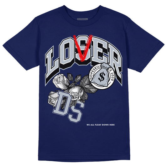 Midnight Navy 11s DopeSkill T-shirt Loser Lover Graphic