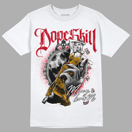 Cardinal 7s DopeSkill T-Shirt Money Loves Me Graphic - White 