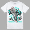 Green Snakeskin Dunk Low DopeSkill T-Shirt True Love Will Kill You Graphic - White