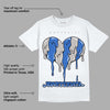 True Blue 1s DopeSkill T-Shirt Juneteenth Heart Graphic